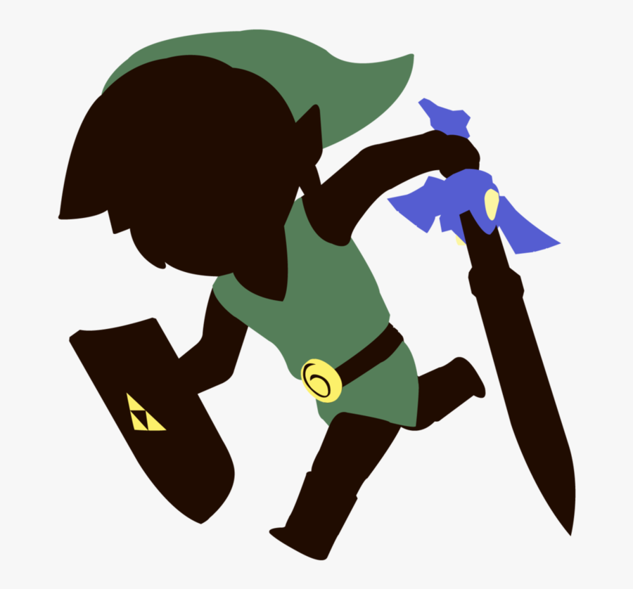 Transparent Legend Of Zelda Clipart - Link Silhouette Zelda Png, Transparent Clipart