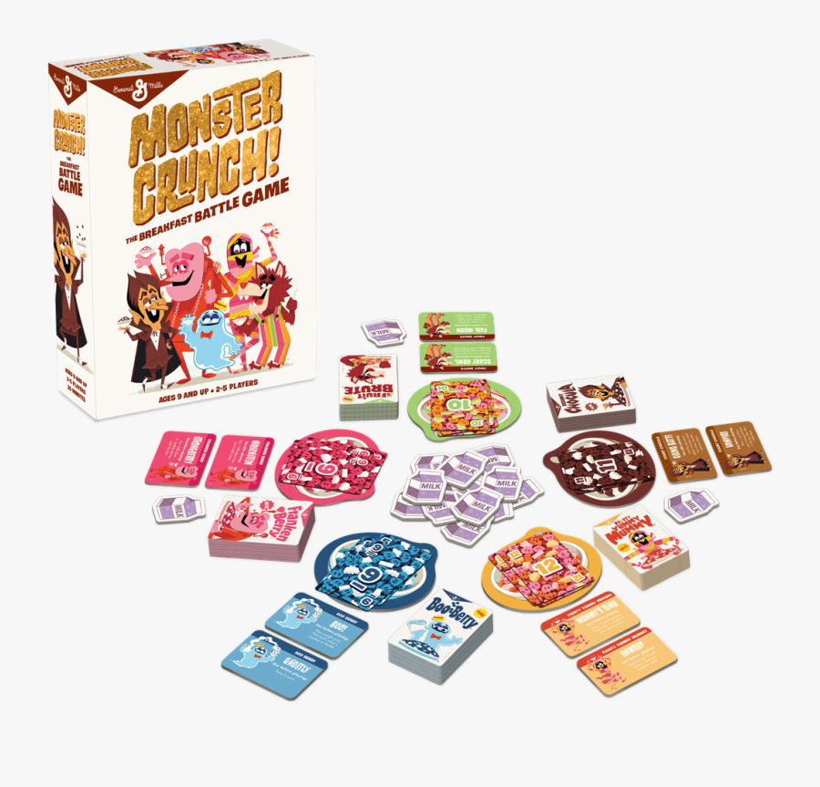 Image Result For Monster Crunch Card Game - Monster Crunch Game, Transparent Clipart