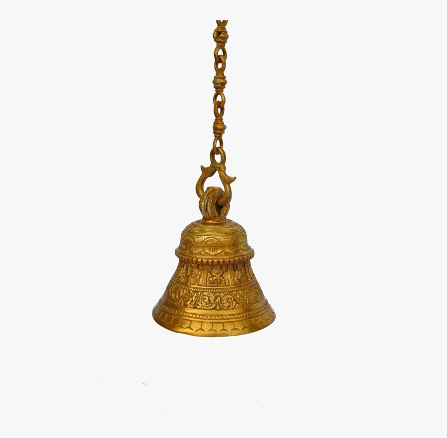 Transparent Bell Png - Hanging Temple Bell Png, Transparent Clipart