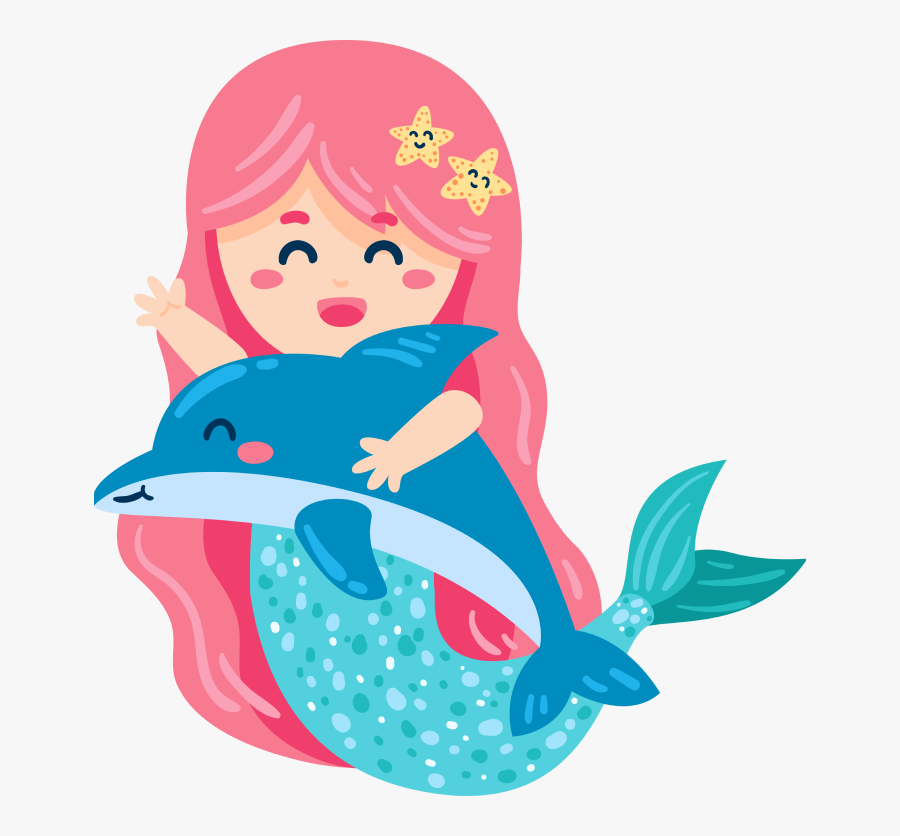 Fundo Do Mar Desenho Sereia, Transparent Clipart