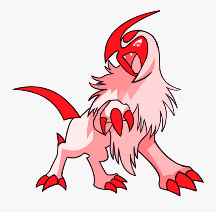 Absol Transparent Shiny Clipart Royalty Free Stock - Pokemon Absol, Transparent Clipart
