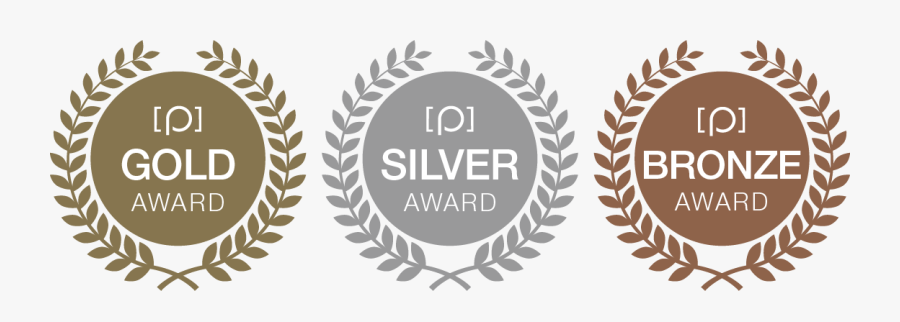 Award Transparent Silver - Gold Silver Bronze Award, Transparent Clipart