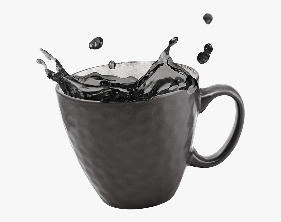Coffee Cup Spilling Vector, Transparent Clipart