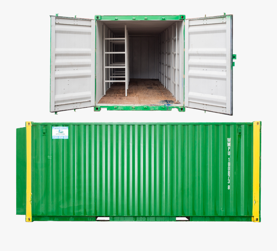 Shipping Container Png - Green Shipping Container Png , Free