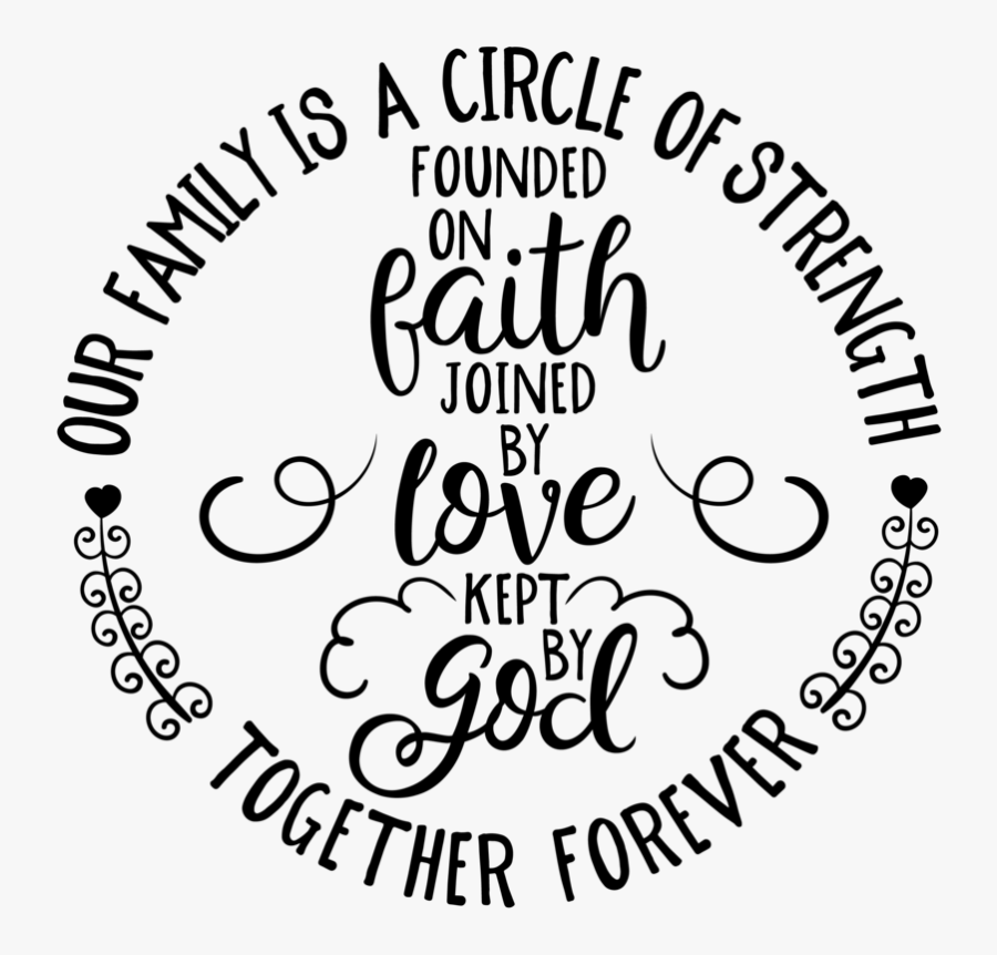 Our Family Is A Circle Of Strength Svg, Transparent Clipart