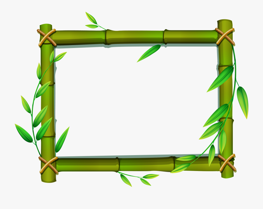 Jpg Black And - Bamboo Frame Clipart, Transparent Clipart