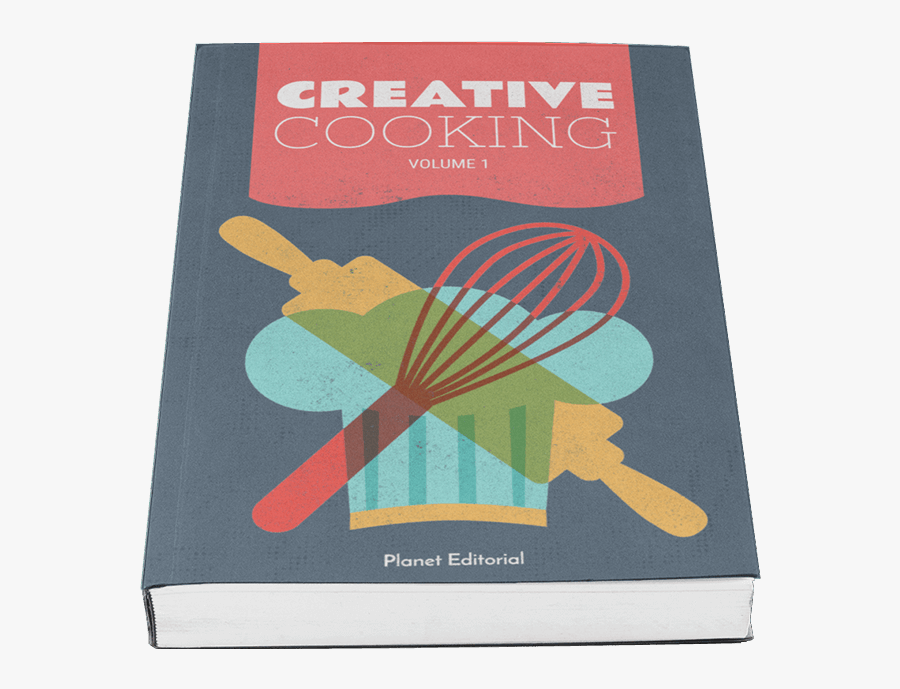 Cookbook Ebook Cover For Header, Transparent Clipart