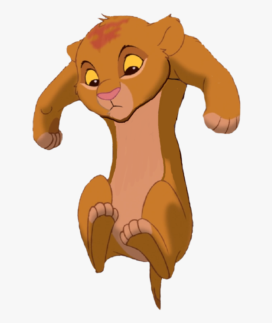 Transparent Lion Cub Clipart - Simba Cub Lion King, Transparent Clipart