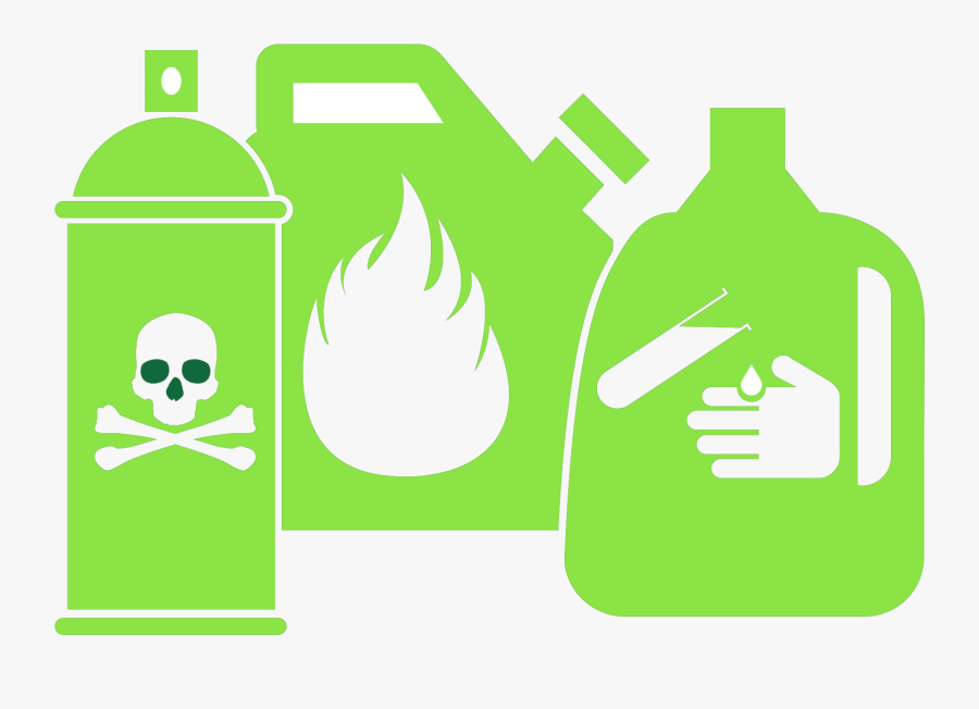 Household Hazardous Waste Icon, Transparent Clipart