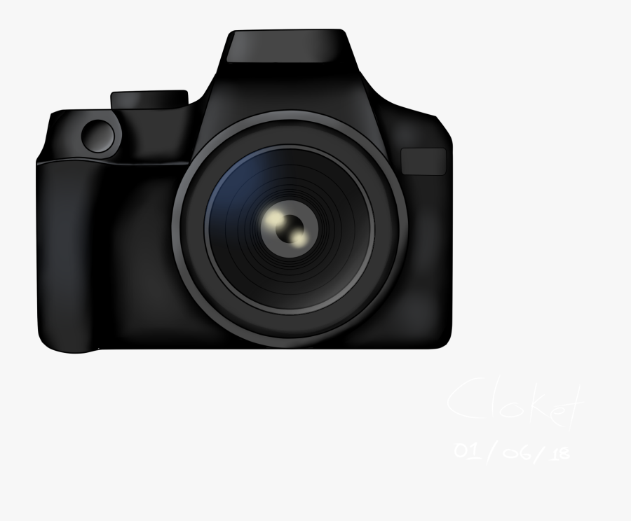 Transparent Camera Drawing Png - Reflex Camera, Transparent Clipart