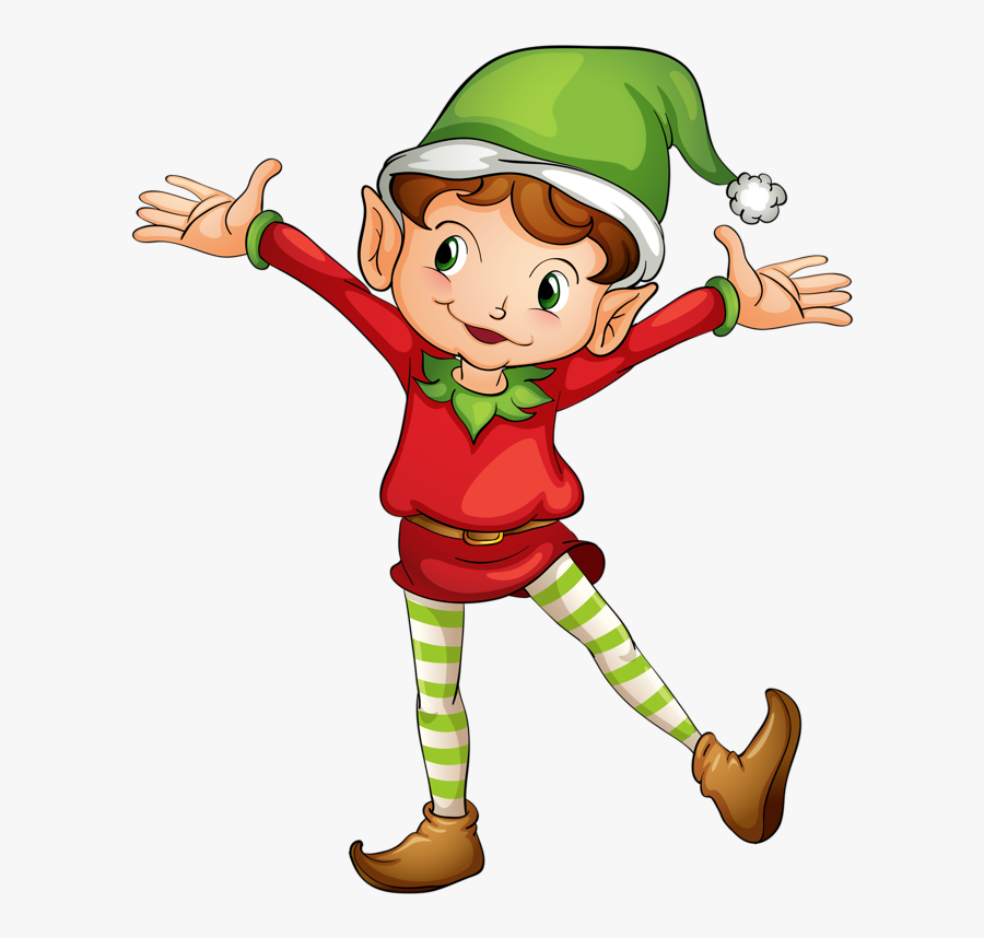 Cartoon Elves, Transparent Clipart