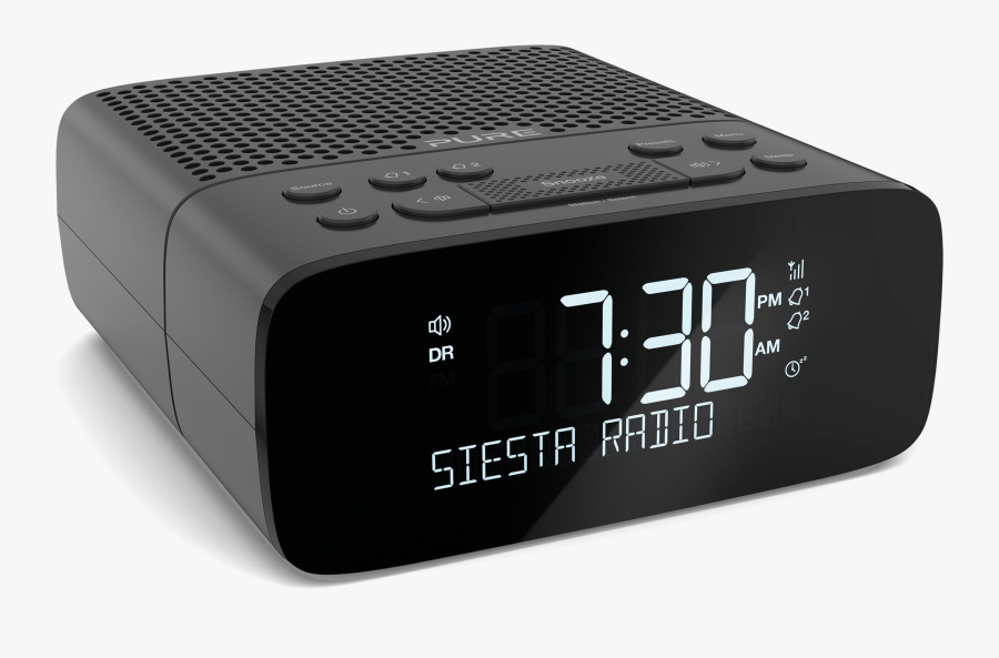 Digital Radio Alarm Clock - Pure Siesta S2, Transparent Clipart