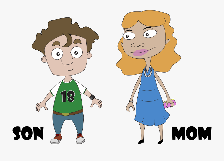 Mom And Dad Animated Png, Transparent Clipart