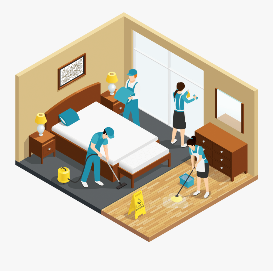 Property Management System - Hotel Housekeeping, Transparent Clipart