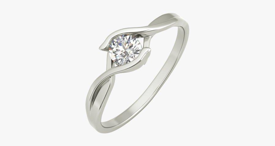 Silver Wedding Ring Png - Pre-engagement Ring, Transparent Clipart