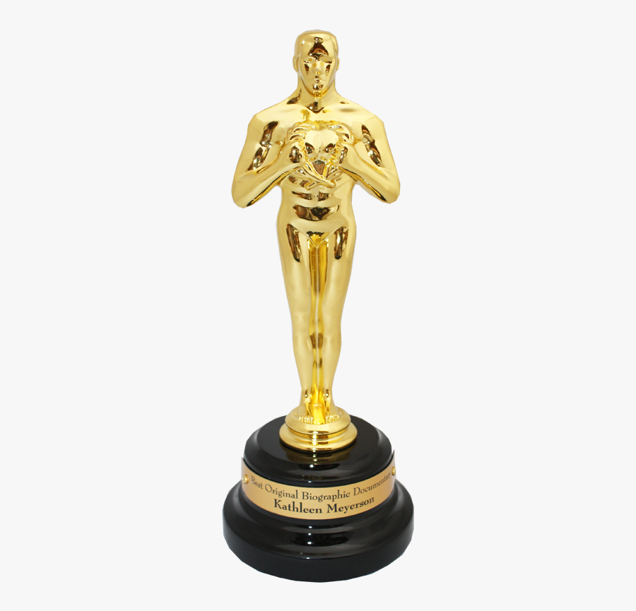 Best Actress Oscar Trophy, Transparent Clipart
