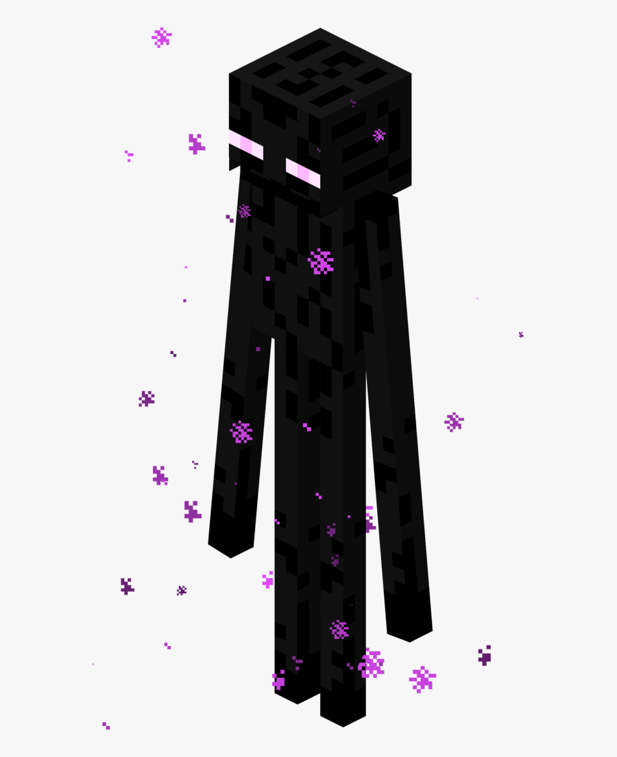 Clip Art Enderman Picture - Mc Enderman, Transparent Clipart