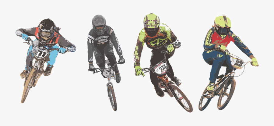 Transparent Bmx Bike Png - Bmx Race Png, Transparent Clipart