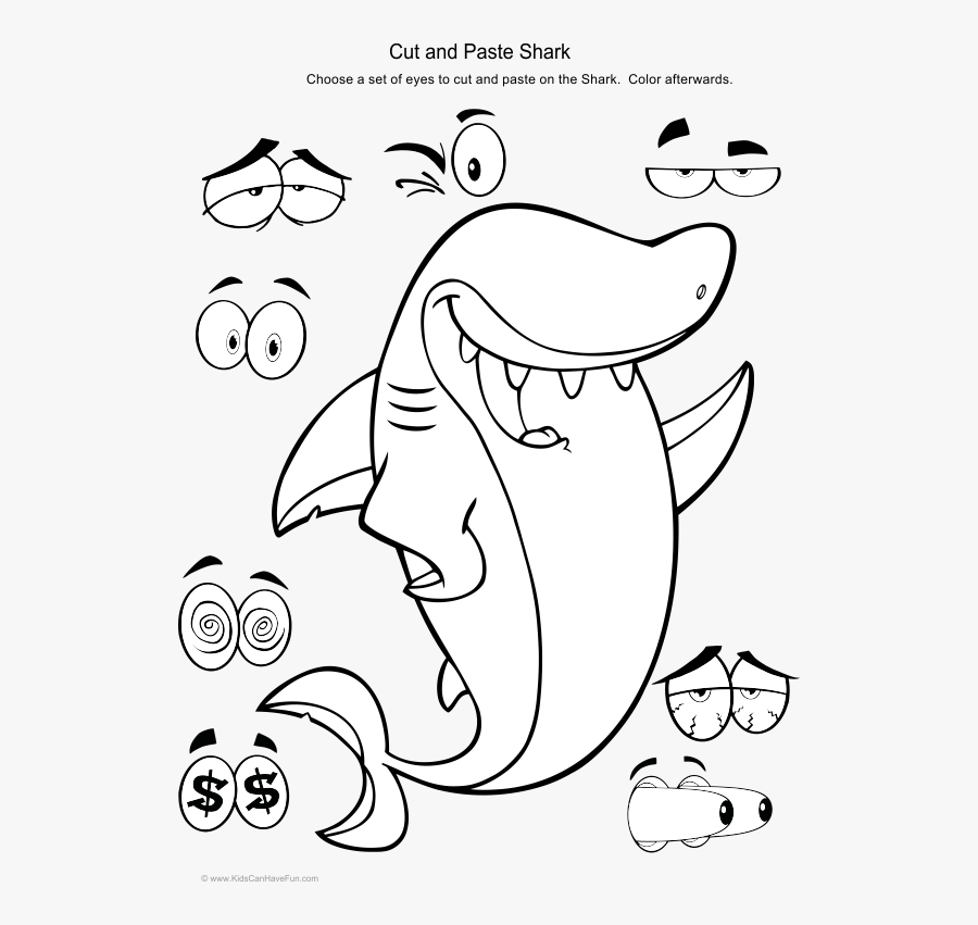 Cut Clipart Cut And Paste - Eyes Activities For Preschoolers, Transparent Clipart