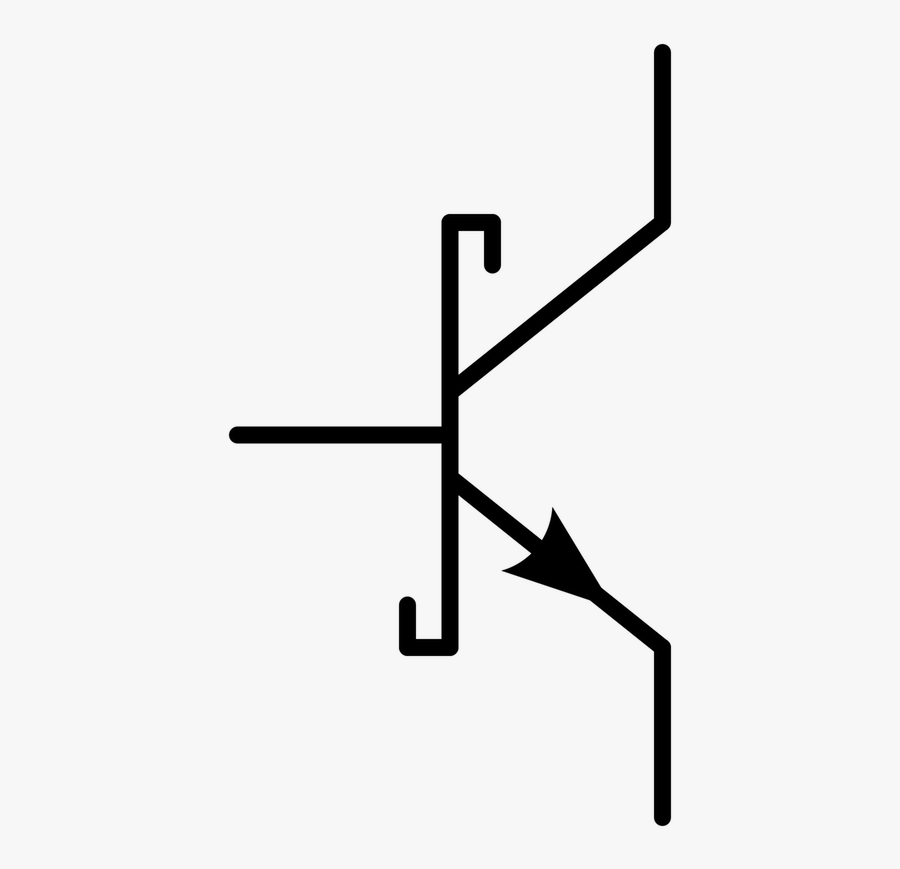 Schematic Symbol For Transistor, Transparent Clipart