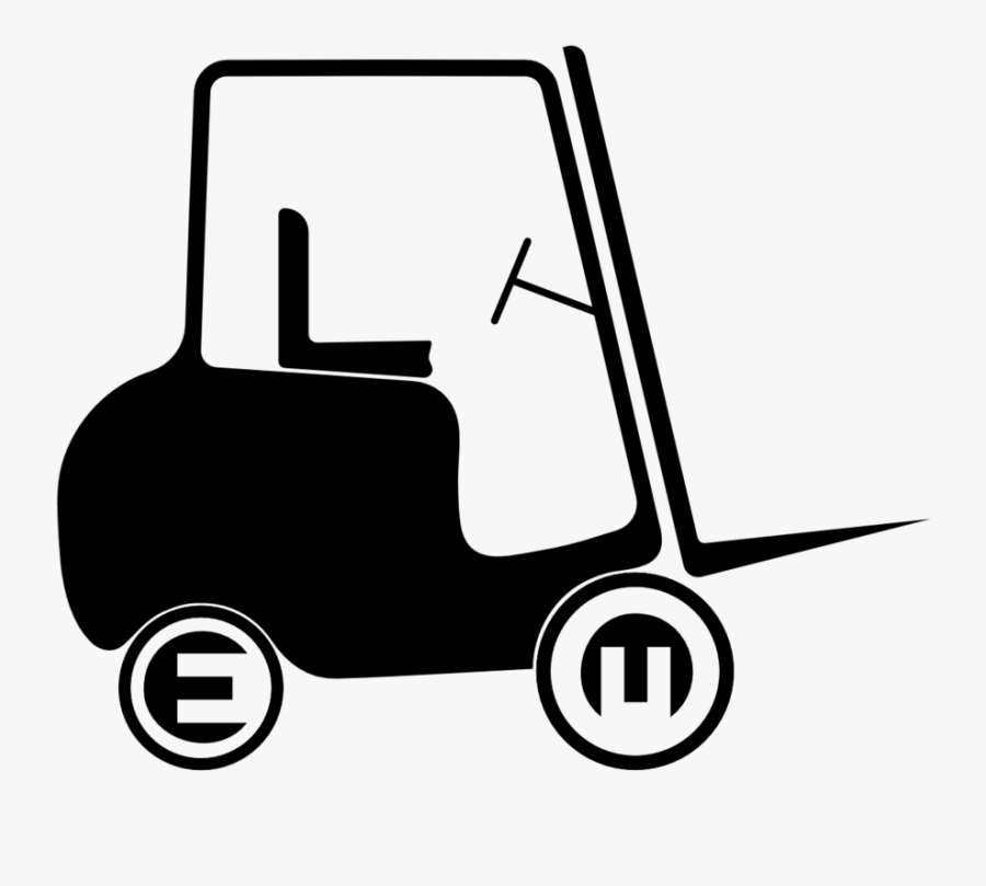 Forklift Clip Art, Transparent Clipart