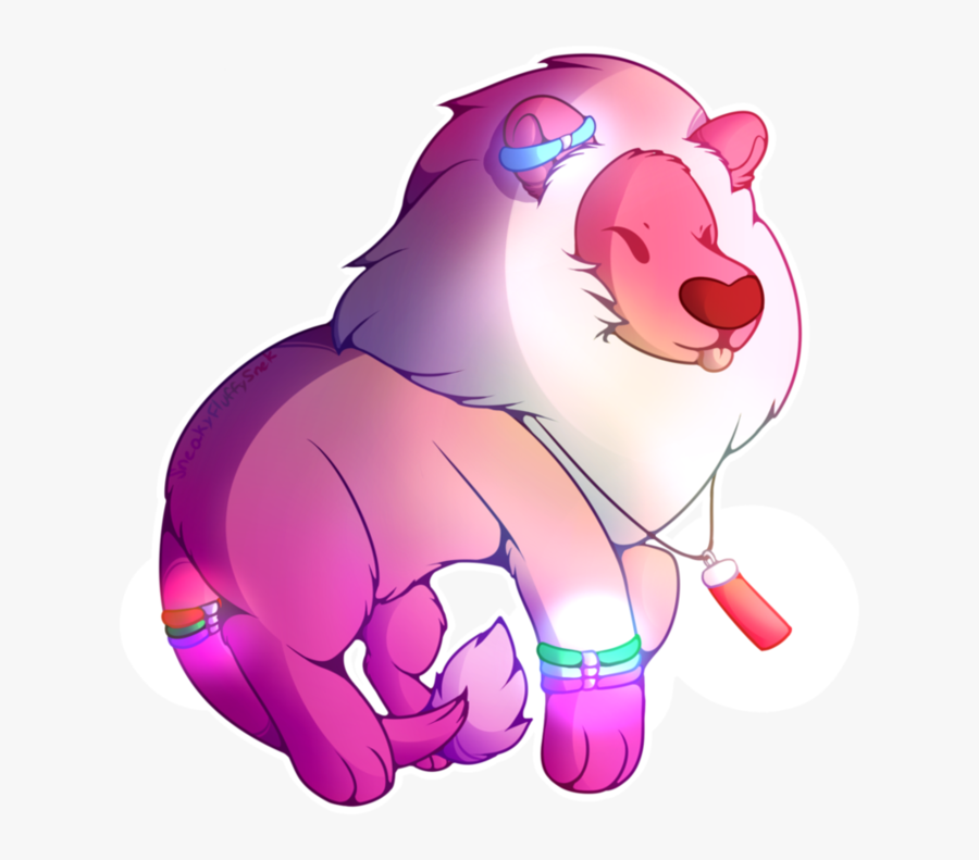 Su Glow Stick,steven Universe,фэндомы,su Art,lion ,sneakyfluffysnek - Cartoon, Transparent Clipart