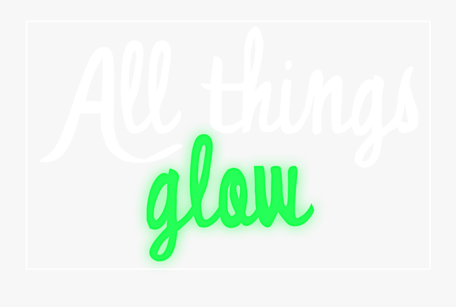 Allthingsglow"
 Width="111 - Calligraphy, Transparent Clipart
