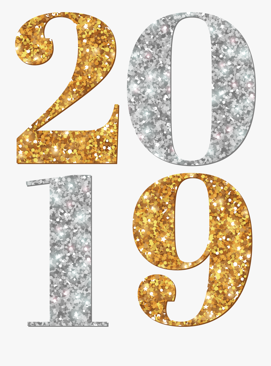 Transparent Feliz Año Nuevo Png - 2019 Clipart Gold, Transparent Clipart