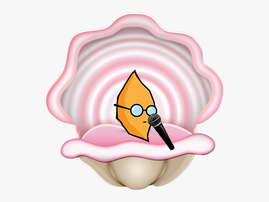 Cartoon Clam With Pearl, Transparent Clipart