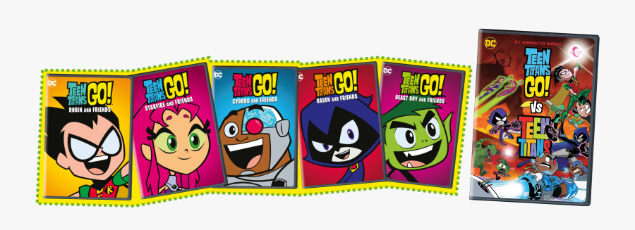 Teen Titans Go Vs Teen Titans Blu Ray Dvd, Transparent Clipart