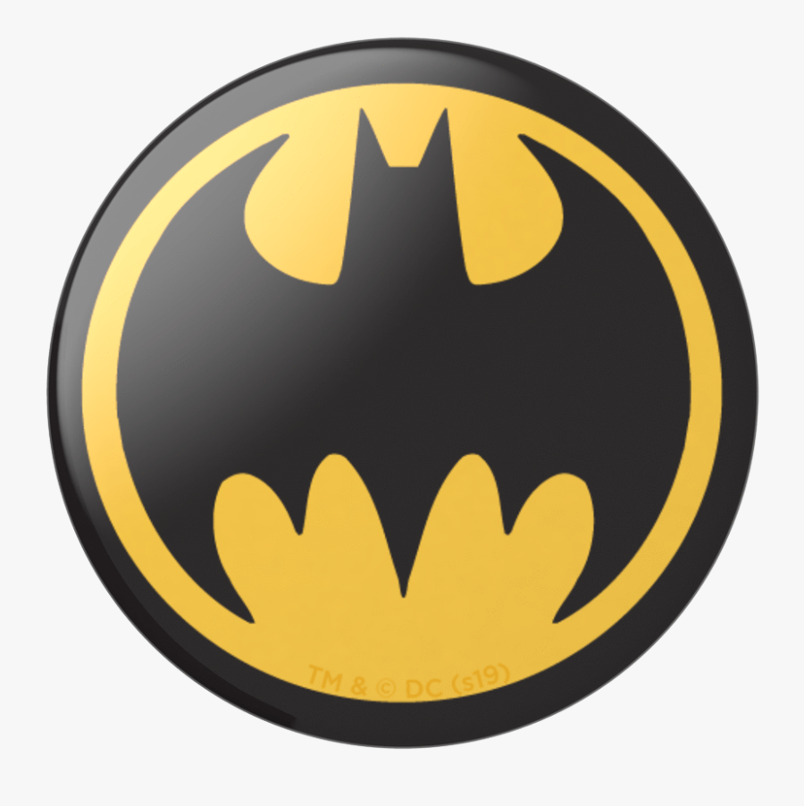 Batman Circle Logo, Transparent Clipart