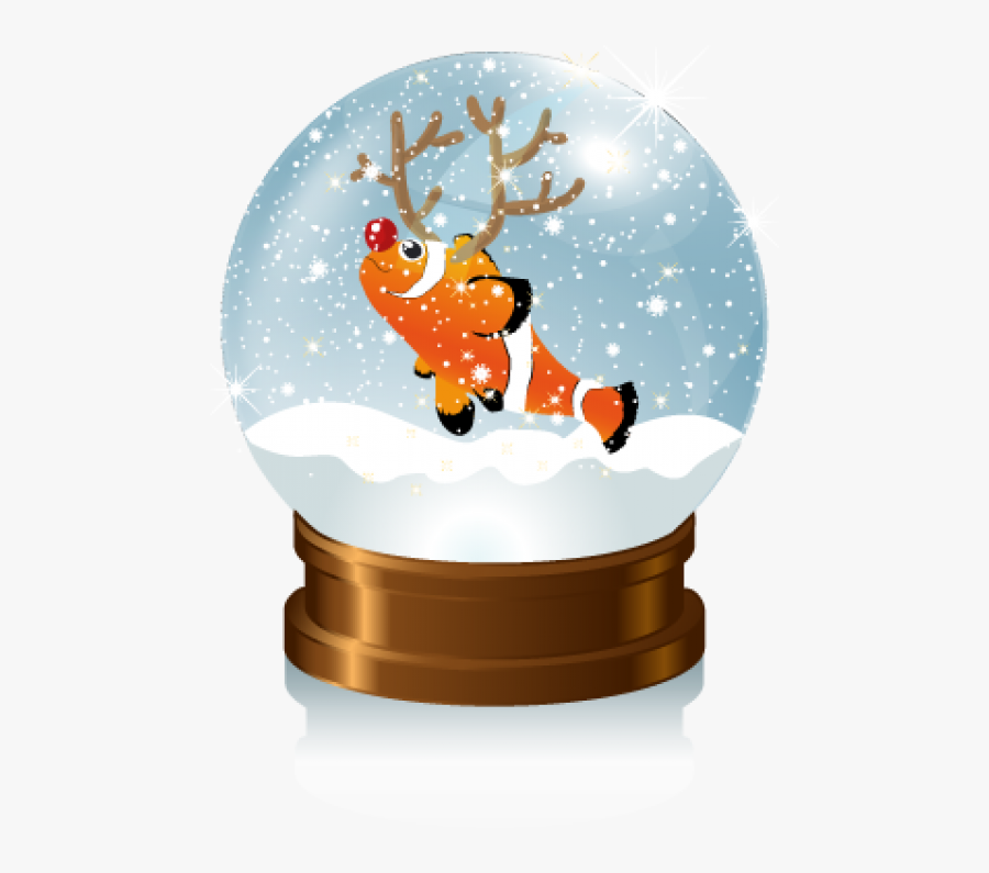 Transparent Snow Globe Png - Illustration, Transparent Clipart
