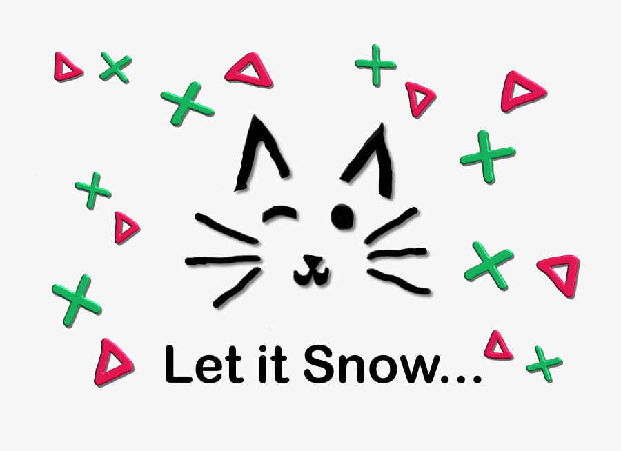 Let It Snow Graphic Design © 2018 Ericarobbin, Transparent Clipart