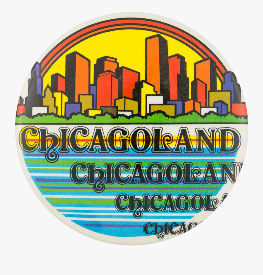 Chicagoland Skyline Chicago Button Museum, Transparent Clipart