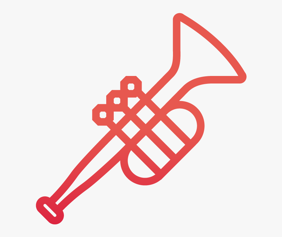 Trumpet, Transparent Clipart