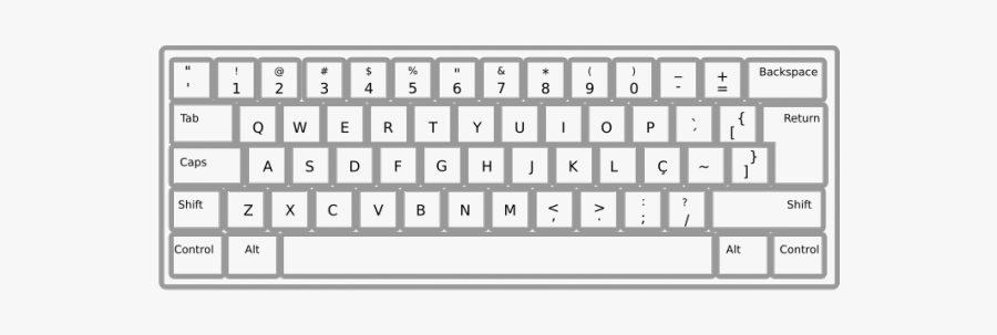 Apple Wireless Keyboard, Transparent Clipart