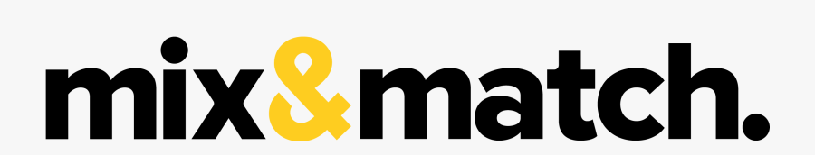 Mix And Match Logo, Transparent Clipart