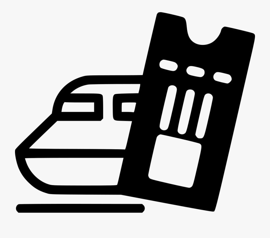 Train Ticket - Train Ticket Icon Png, Transparent Clipart