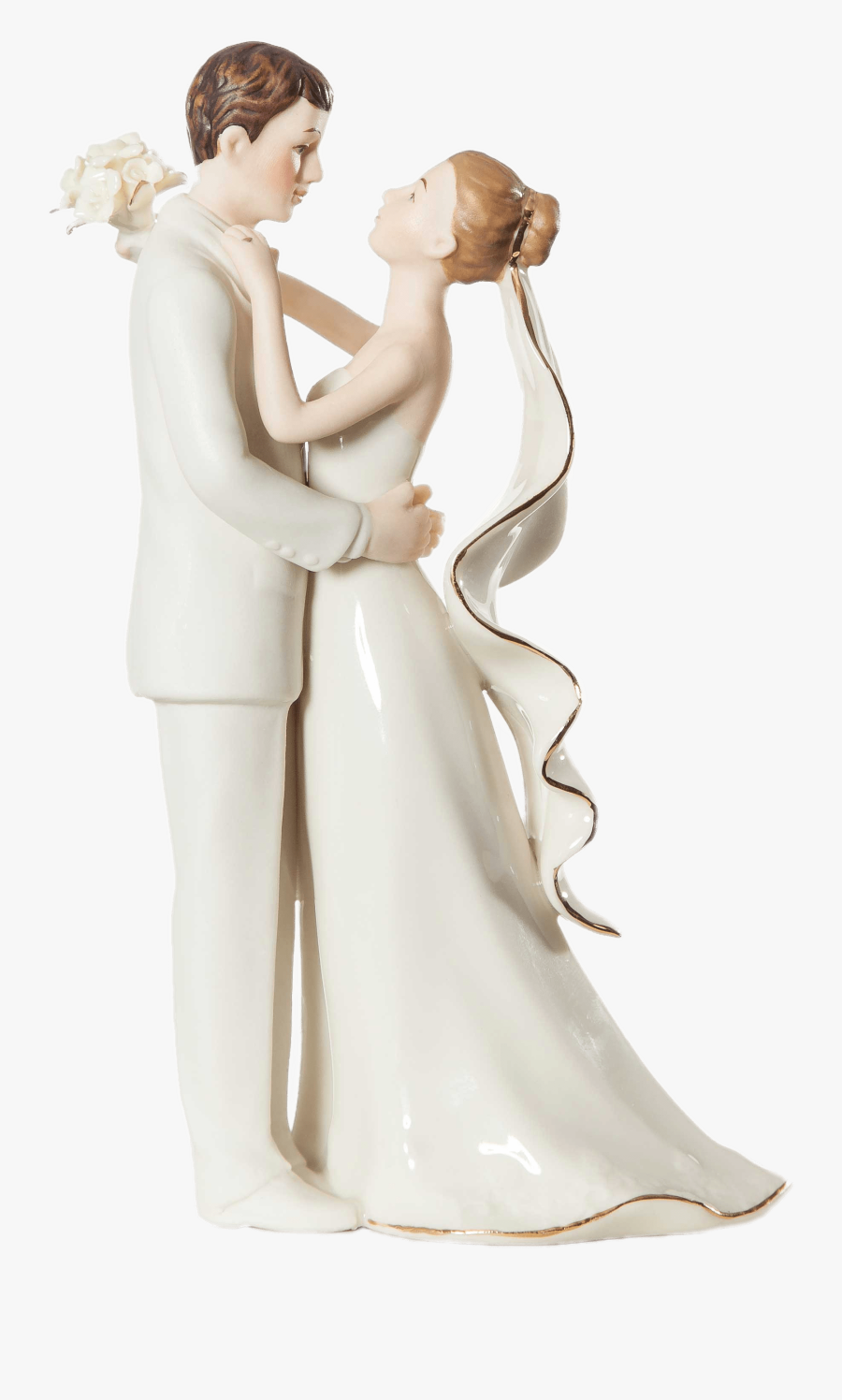 Porcelain Wedding Figurines Clip Arts - Wedding Figures Png Transparent, Transparent Clipart