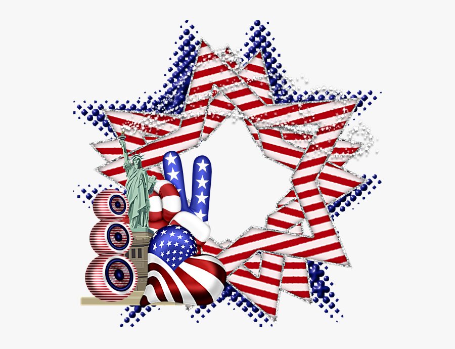 Christmas Decoration Flag Of The United States Clip - American Heart Flag, Transparent Clipart