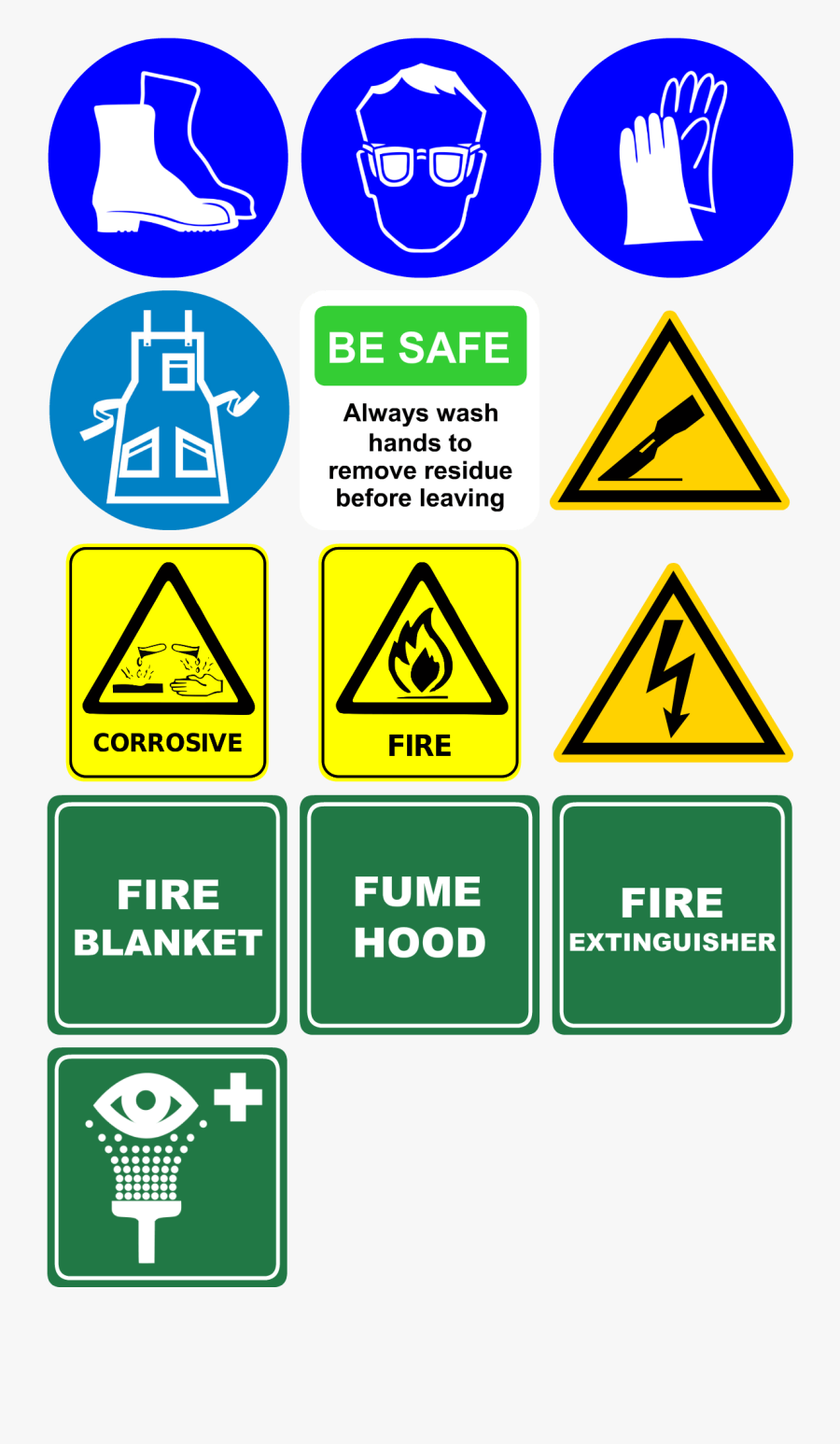 Science Safety Equipment , Free Transparent Clipart - ClipartKey