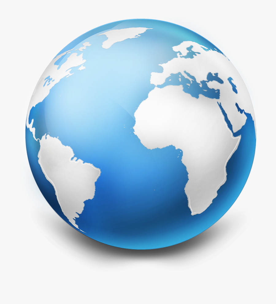 Globe Clip Art - Globe With Transparent Background, Transparent Clipart