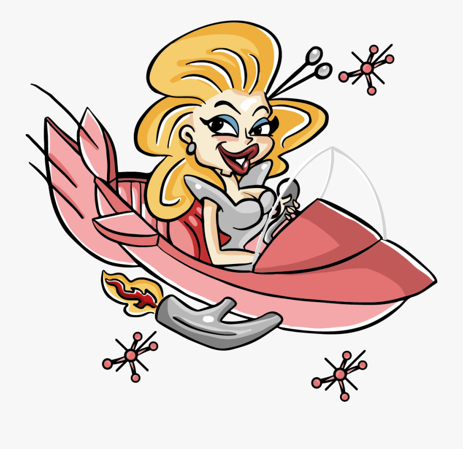 Uber Diva Jetson Style, Transparent Clipart