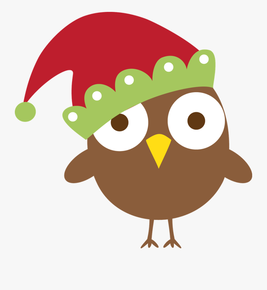 Christmas Owl, Transparent Clipart