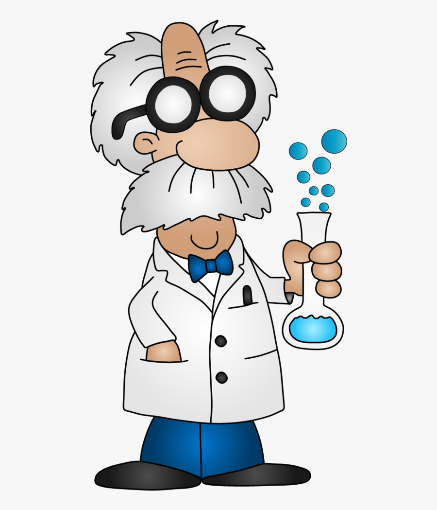 Drbommel - Cartoon Mad Scientist, Transparent Clipart