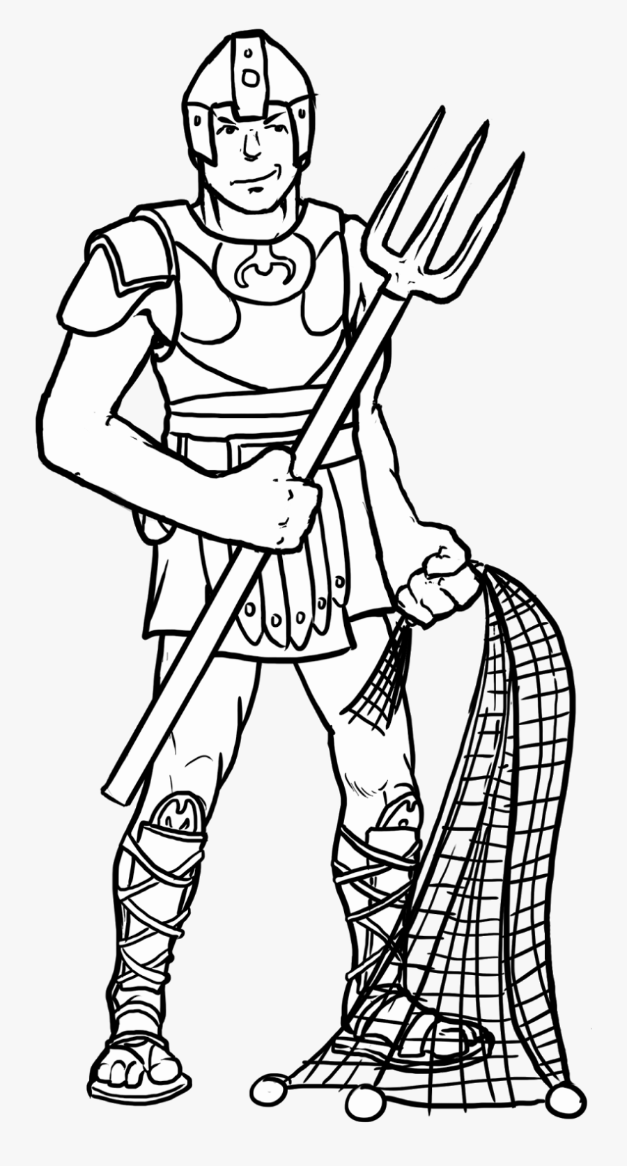 Ancient Rome Gladiators Drawing, Transparent Clipart