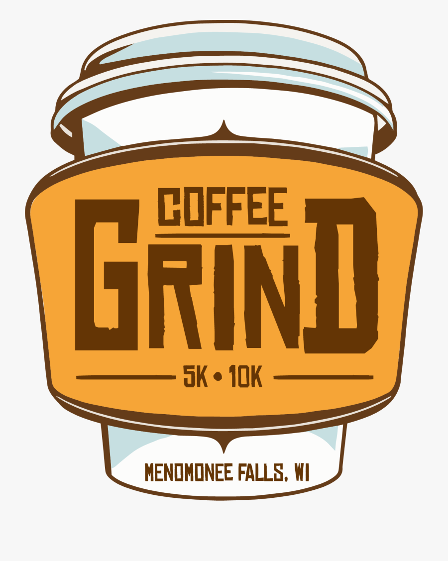 Coffee Grind 5k 10k Logo, Transparent Clipart