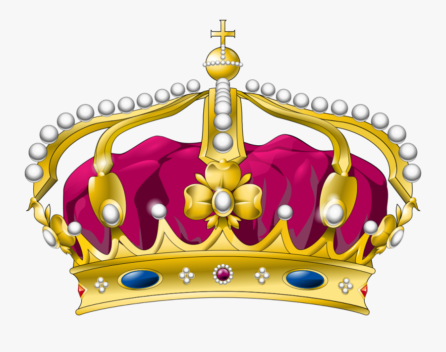 Royal Crown Curved - Queen Crown No Background, Transparent Clipart