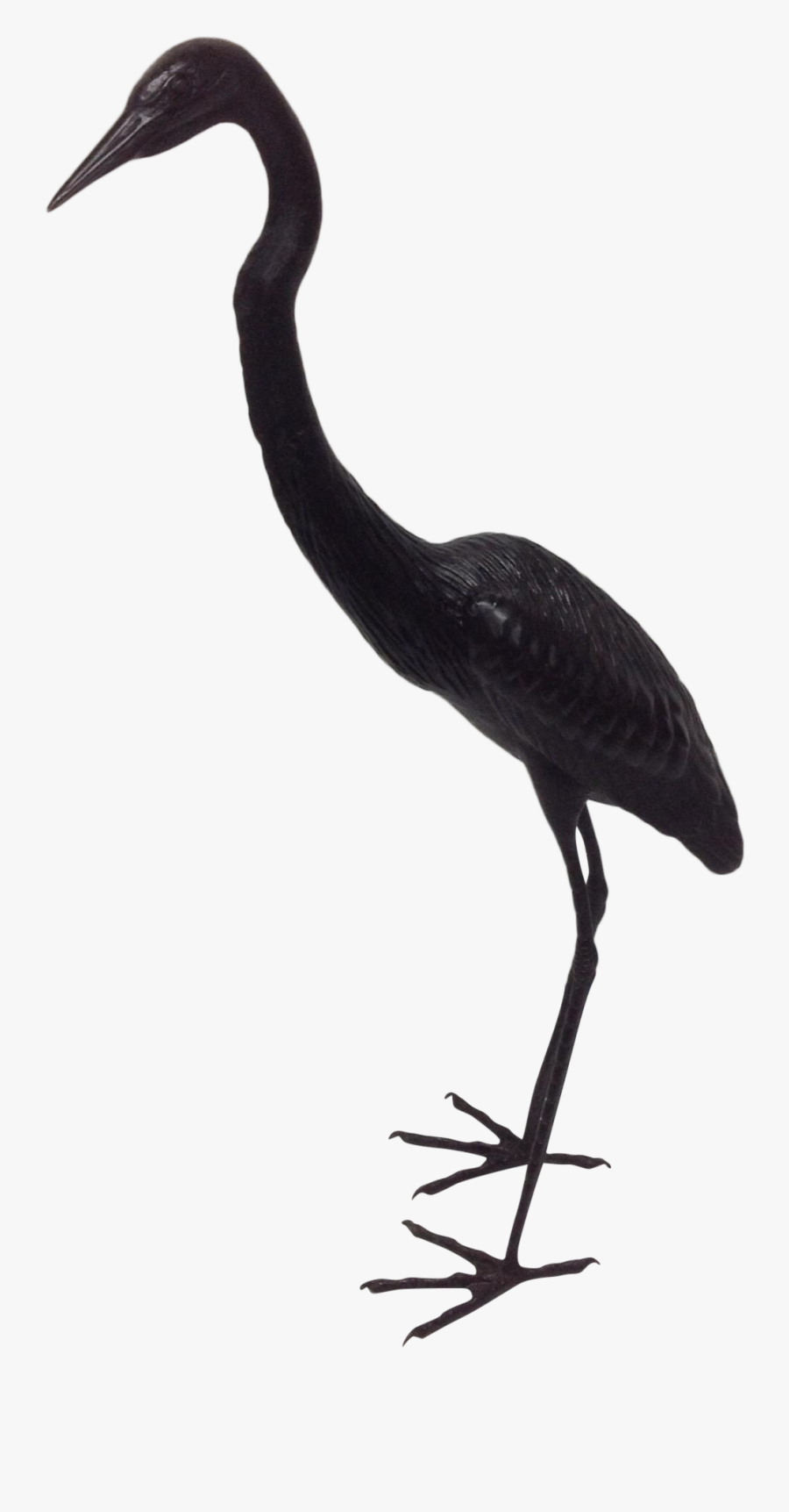 Flying Bird Clipart - Great Blue Heron, Transparent Clipart