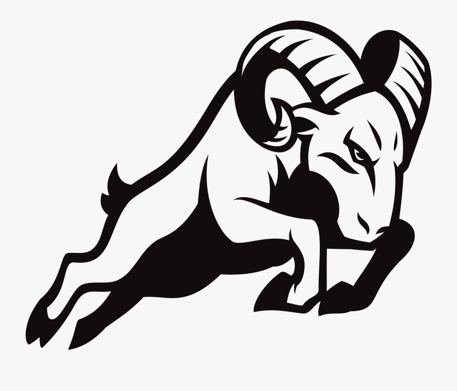 Ram Mascot Logos Images Reverse Search - High School Rams Logo, Transparent Clipart
